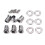 A-57 Chrome 3L3R Guitar Tuning Pegs Machine Heads String Tuners 3