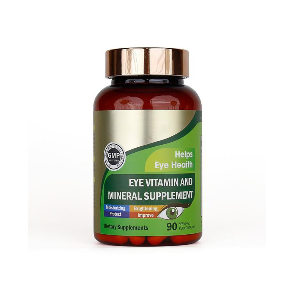 (3PCS) Eye Vitamin & Mineral Supplement | 90 Count | Supports Eye Health,  with Lutein, Zeaxanthin and Vitamin C ,E