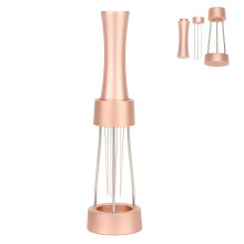 Distribuidor de agujas para remover café de acero inoxidable