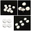 100pcs Foam Earring Backs Support Pads Earring Stabilizer Disc Pads 4