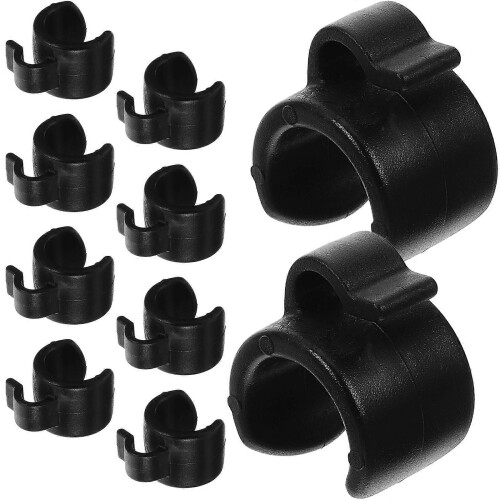 20pcs 25mm Cable Clips Pole Mount Cable Holders for Phone Stand Mic Stand Cable Management 2