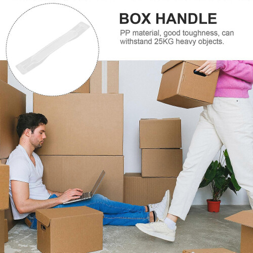 100 Sets Cardboard Box Handles Replacement for Gift Box Milk Carton 1