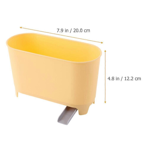 2PCS Kitchen Sink Drain Trash Cans Dry Wet Separation Waste Bins 1
