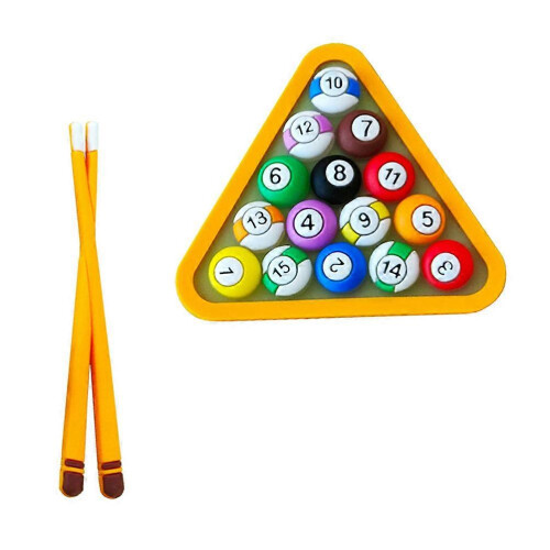 2 Sets Flexible Glue Billiards Crafts Ornament for DIY Cake Baking Decor 1