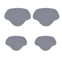 Absatzschutz / Reparaturpflaster zur Schuhreparatur 4er Pack Grey