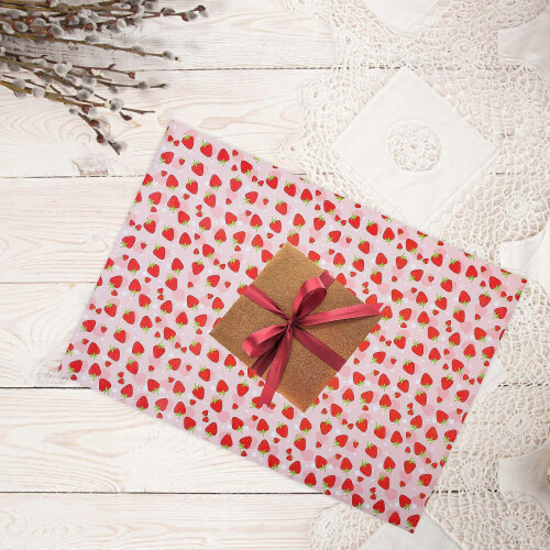 10 Sheets Cute Wrapping Paper for Birthday Gift Box Packing