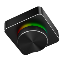 RGB anpassbarer Ein-Knopf-Controller 400 mAh 60x60x28 mm