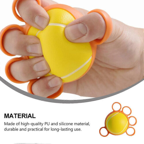 1Pc Finger Strength Trainer Hand Grip Stress Ball Finger Exerciser for Hand Exercise