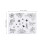 5 Sheets Halloween Spider Face Temporary Tattoos for Cosplay Party 1