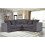 Furniture 786 Jumbo Cord Scatter Back 2c2 Corner Sofa Grey 2