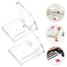 4 Pcs Empty Square Eyeshadow Pans Refillable Cosmetic Makeup Palettes