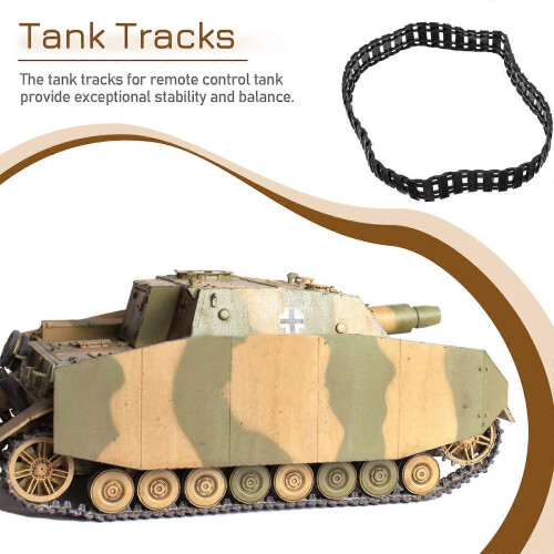 2PCS DIY Tank Tracks Replacement for RC Tank Model Robot Tracks 2