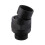Shower Connector Adjustable Universal Matt Black 1