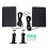 2 Stück 10W Solarpanel Schwarz 3 m Kabel Außenbereich 2
