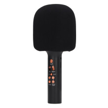 Portable Cute Karaoke Microphone Black