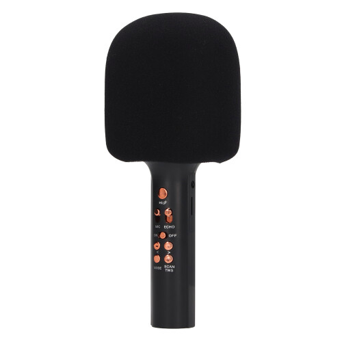Portable Cute Karaoke Microphone Black