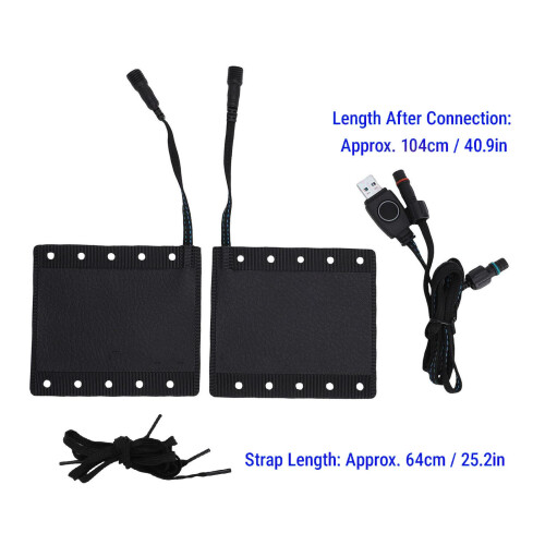 ZH-1314B1 USB 5V beheizte Griffe, 3-Einstellungen, IP67 1