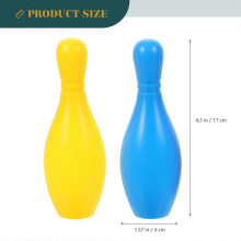 Mini Bowling Game Set 11cm High Bottles Funny Educational Bowling Toy for Kids Baby Child