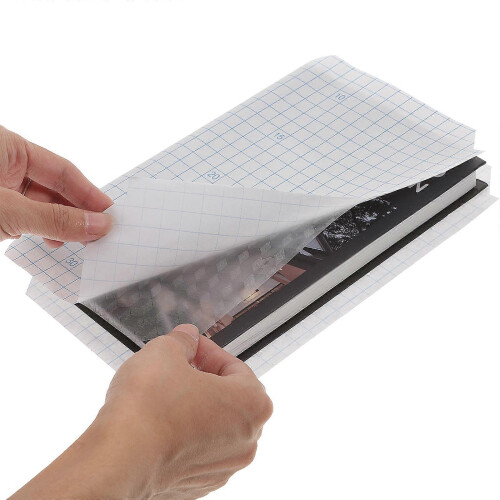 20Pcs Transparent Self-adhesive Waterproof Book Covers Protective Films 1