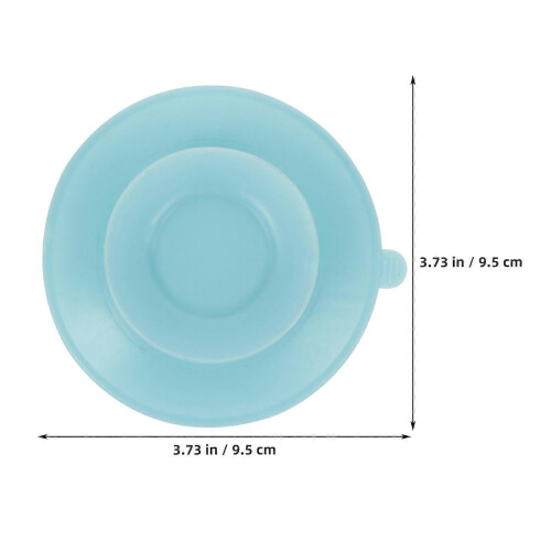 3pcs Silicone Bowl Suction Base Double Sided Suction Cup Plates Tableware Sucker 1