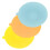 3pcs Silicone Bowl Suction Base Double Sided Suction Cup Plates Tableware Sucker 3