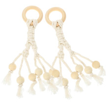 2Pcs Bohemian Banana Hanging Hooks Kitchen Fruit Vegetable Hanging Rope
