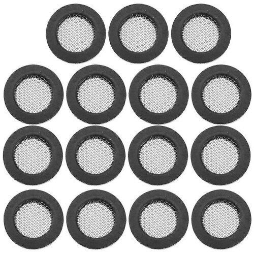 60PCS 1/2 Inch Hose Washer Inlet Hose Coupling with Strainer Screen Accessory 2