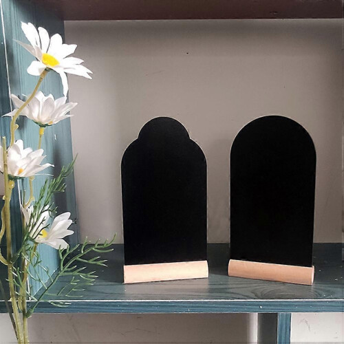 4 Pcs Reusable European Style Chalk Boards Easter Desktop Decorations Blackboards 1