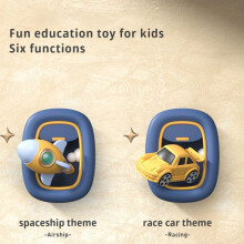 Pretend Play Steering Wheel Toy for Kids & Travel