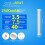 Lampe de bureau magnétique rechargeable 20 cm 5