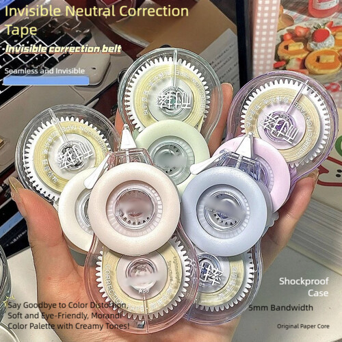 Natural Color Concealed Correction Tape Smooth Writing-10 1