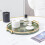 Topliu round tray for coffee table storage, 1 piece 4