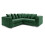 Furniture 786 Jumbo Cord Scatter Back 2c2 Corner Sofa Green 2