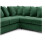 Furniture 786 Jumbo Cord Scatter Back 2c2 Corner Sofa Green 4