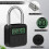 Metal Timer Padlock 99 Hours Max Timing Automatic Unlocking LCD Display USB Rechargeable Black for Kitchen Gym School 4