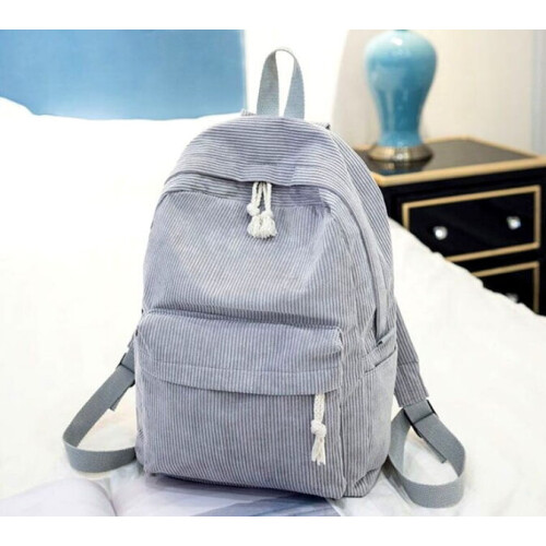 Soft Velvet Women's Backpack 38cm Height, Multiple Pockets, Daypack for Daily Use 1