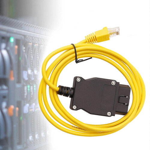 ENET OBD2 to RJ45 Ethernet Cable for Car Diagnostic Coding Module Programming Compatible with BMW F Series Shielded Pure Copper Wire 1