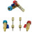 Valve Core Tool Compatible with Car AC Systems, Adjustable 2-Piece Set with High & Low Side Connectors 4