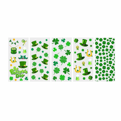 St. Patrick's Day Green Hat Candy Bags with Clovers (50pcs) 1