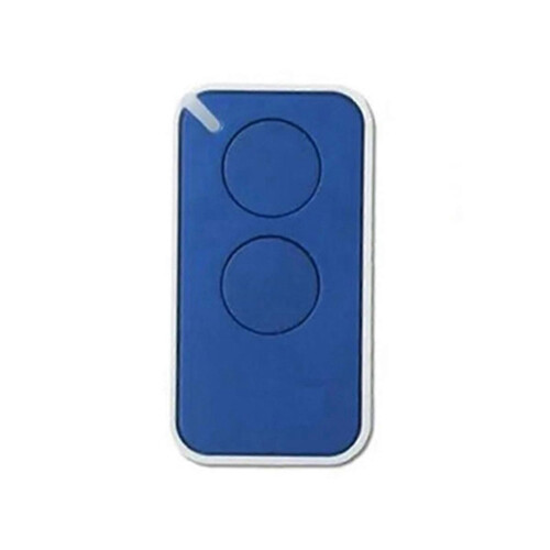 Universal Garage Remote Control Compatible with NICE 5 Pcs, 433.92MHz 2 Channel Rolling Code, ABS Blue 30-100m Open Range 1