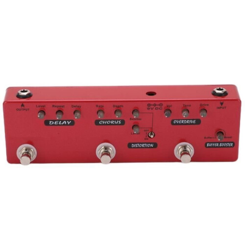 SONEW DC-5 Multi-Effect Gitaarpedaal - Delay, Chorus, Distortion, Overspeed, Booster, Buffer 2