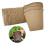 Peat Pots Seed Starter 6x6cm Biodegradable Nursery Cups for Plants, Herbs, Vegetables 2