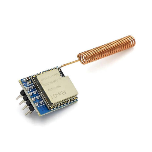 LoRa SX1278 433MHz Wireless Spread Spectrum Transmission Module Ra-01 10KM Range Half Duplex SPI Support Multiple Modulation Modes Shielded Shell 1