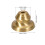 Copper Lamp Finial for E27 Socket, Sturdy Light Fixture Replacement in Golden Finish 2