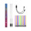 USB Rechargeable Drumsticks compatible with JKW, Motion Activated Light Up with Switch, Polymer Flexible 3