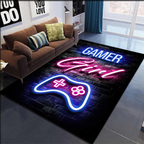 Vloermat met gamingthema, 100x150 cm 1