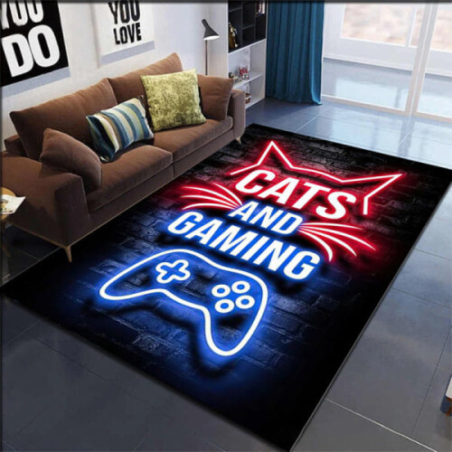 Vloermat met gamingthema, 100x150 cm 2