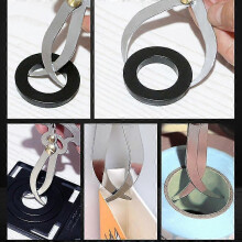 Gap Gauge Thickness Wall Thickness Measurement Stainless Steel High Precision Thickness Gauge Inner&Outer Diameter