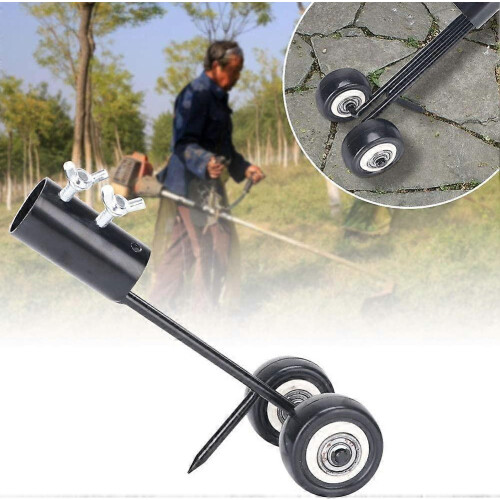 Patio Weed Tool with Wheels, Adjustable Connector for Cleaning Between Slabs and Driveways 1