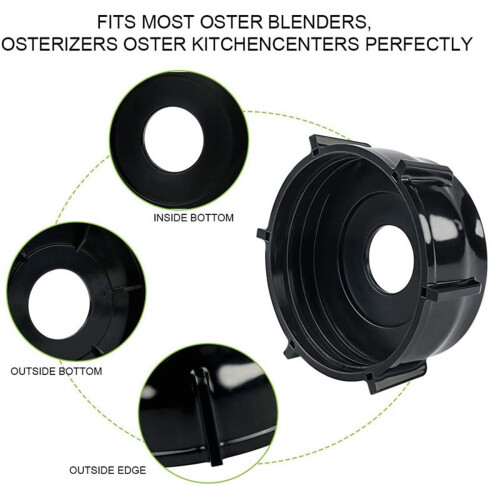 Blender Jar Bottom for Osterizer 4902-003 2 pcs Black 2